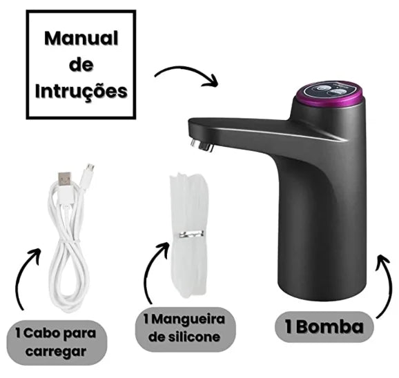 Garrafa Elétrica com Bomba Automática USB – Neverdie Store