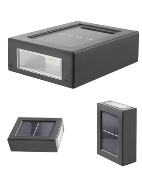 LED Slim Solar Lamp Lamp 2 Focus Warm Light for Wall IP65 - Neverdie Store